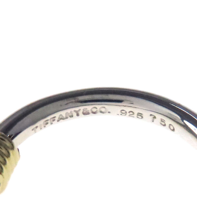 Tiffany & Co. シルバー バンドリング Tiffany & Co. Frank Gehry Torque Wide Band Ring Sz 5 Love