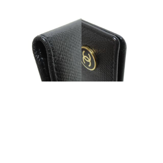 CHANEL シャネル ココボタン カードケース カーフ レディース [中古