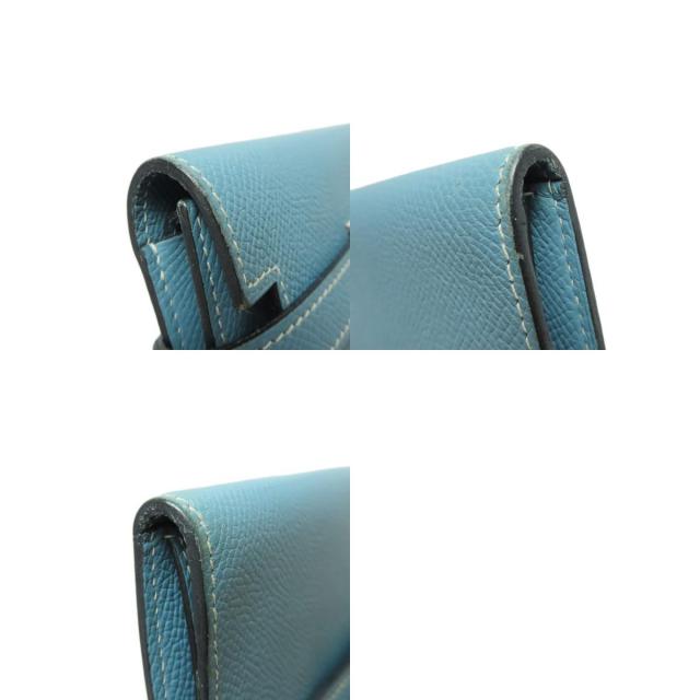 yazama エルメス HERMES ケリーウォレット ブルージーン HERMES エルメス ケリーウォレットコンパクト ブルージーン