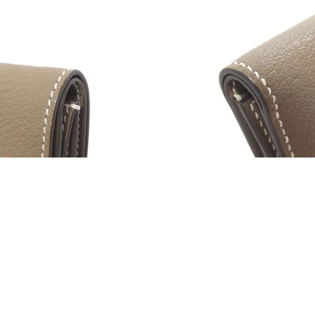 HERMES エルメス ベアン コンビネ エトープ ゴールド金具 二つ折り財布  