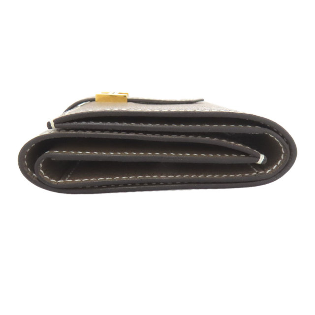 HERMES エルメス ベアン コンビネ エトープ ゴールド金具 二つ折り財布  