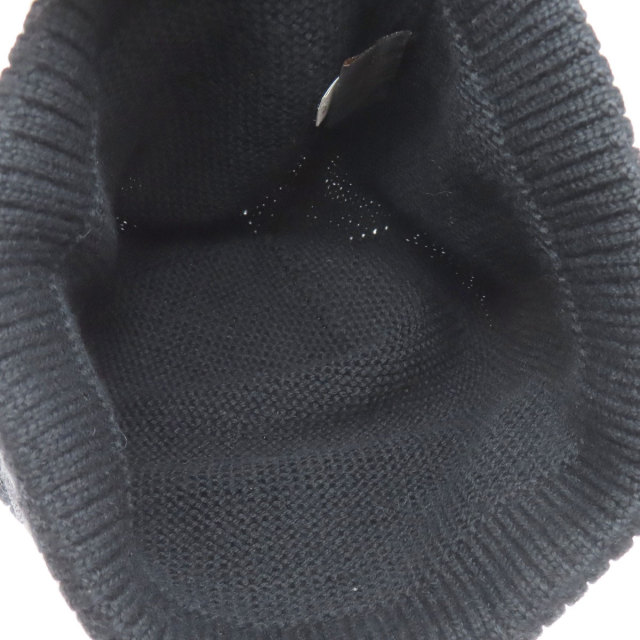 ルイヴィトン LOUIS VUITTON M75678  ニットキャップ ロゴ  帽子 ウール レディース  中古 LOUIS VUITTON ルイヴィトン M75678 ニットキャップ ロゴ 帽子 ウール