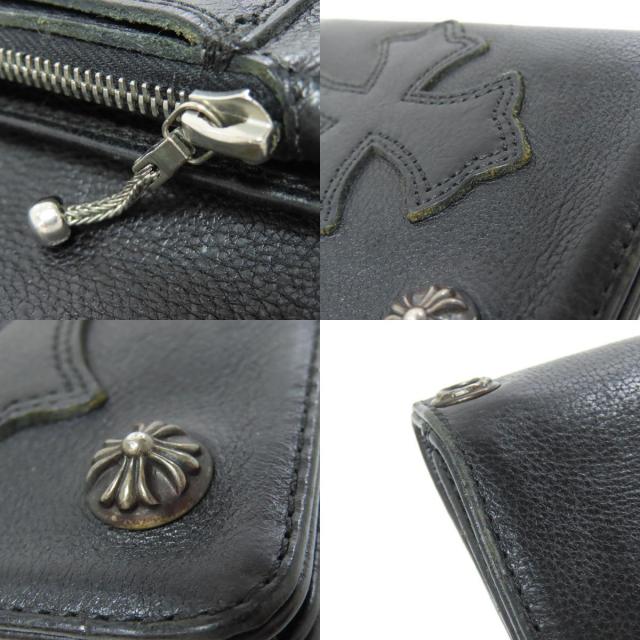 CHROME HEARTS クロムハーツ ロゴ 二つ折り財布（小銭入れあり  