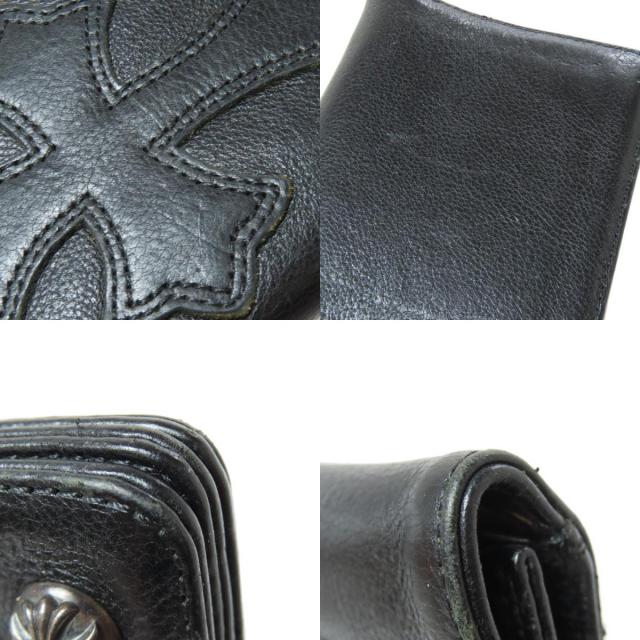 CHROME HEARTS クロムハーツ ロゴ 二つ折り財布（小銭入れあり  