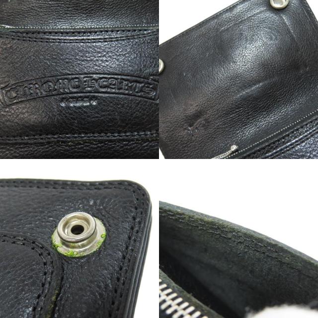 CHROME HEARTS クロムハーツ ロゴ 二つ折り財布（小銭入れあり  