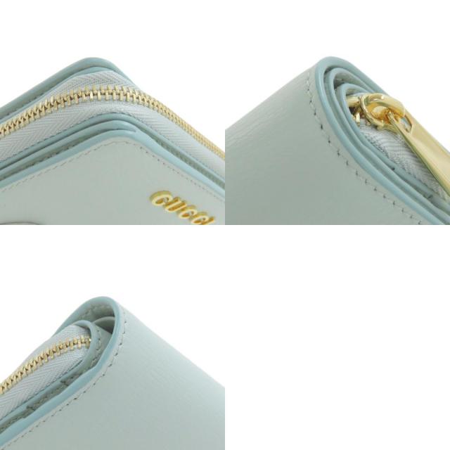 ⚫︎正規品⚫︎GUCCI スクリプト ミニウォレット　二つ折り財布　グリーン GUCCI グッチ スクリプト ミニウォレット ペールグリーン カーフ