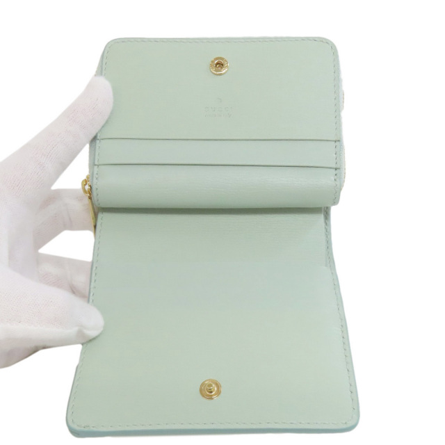 GUCCI グッチ 772639 スクリプト ミニウォレット 二つ折り財布（小銭  
