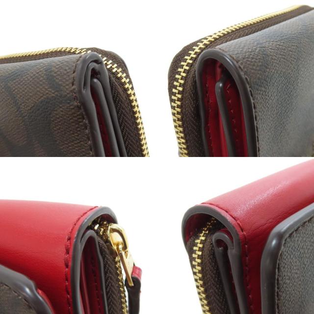 コーチ 二つ折り財布（小銭入れあり） 三つ折り財布 シグネチャー