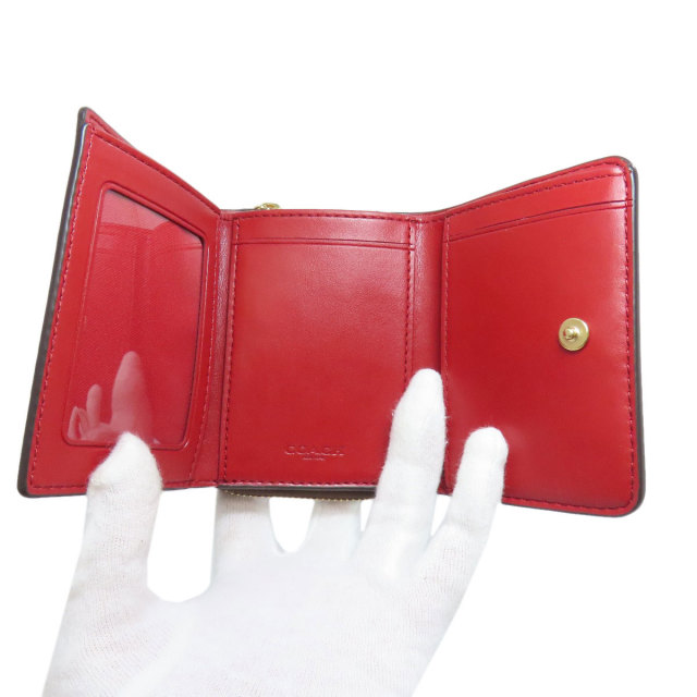 コーチ 二つ折り財布（小銭入れあり） 三つ折り財布 シグネチャー