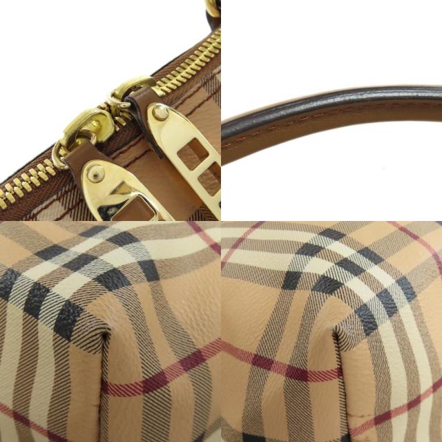 BURBERRY バーバリー ノバチェック トートバッグ PVC レディース