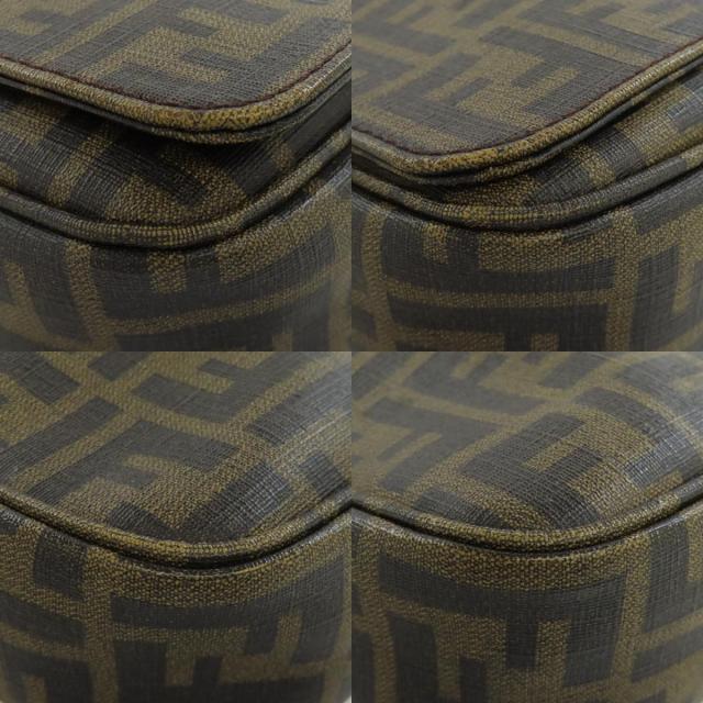 FENDI フェンディ ズッカ柄 ショルダーバッグ PVC レディース [中古