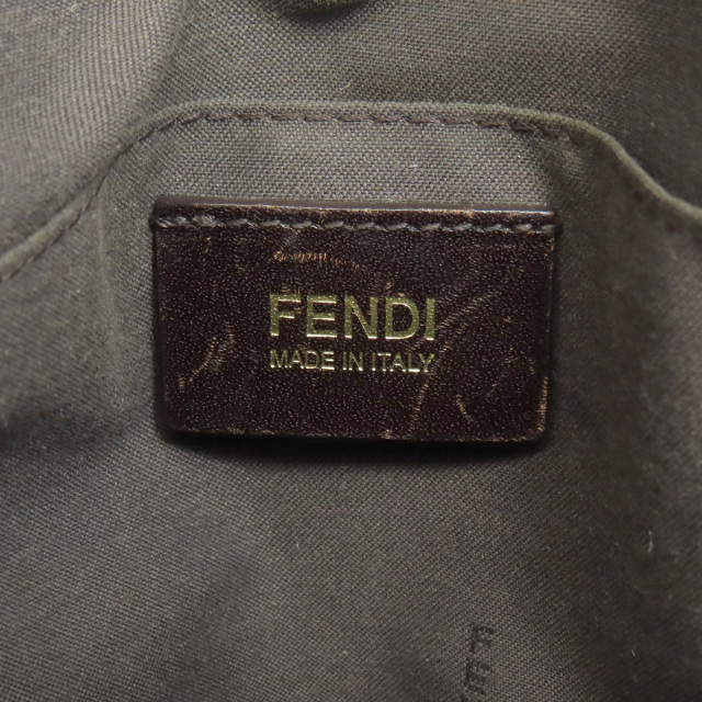 FENDI フェンディ ズッカ柄 ショルダーバッグ PVC レディース [中古