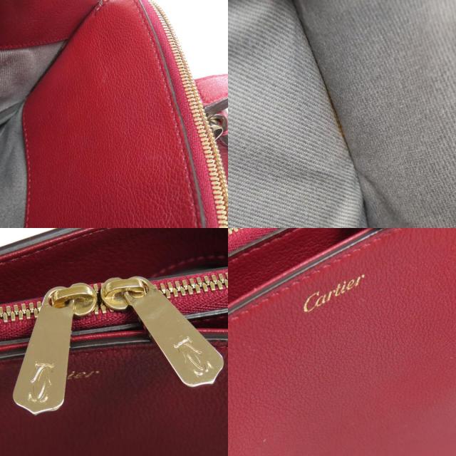 CARTIER カルティエ 2WAY ハンドバッグ カーフ レディース [中古