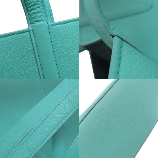 ティファニー TIFFANY&Co.  ロゴ  トートバッグ レザー レディース  中古 TIFFANY&Co. ティファニー ロゴ トートバッグ レザー レディース [中古