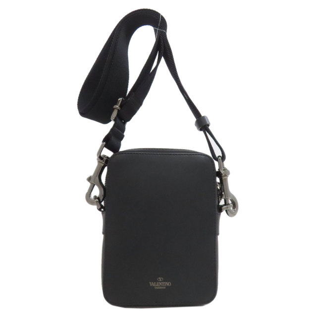 VALENTINO バレンティノ ロゴ ショルダーバッグ レザー