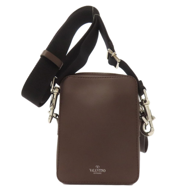 VALENTINO バレンティノ ロゴ ショルダーバッグ レザー