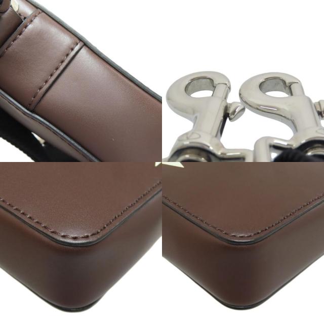 バレンティノ VALENTINO  ロゴ  ショルダーバッグ レザー レディース  中古 VALENTINO バレンティノ ロゴ ショルダーバッグ レザー レディース