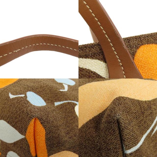 MIUMIU ミュウミュウ ロゴ トートバッグ キャンバス レディース [中古