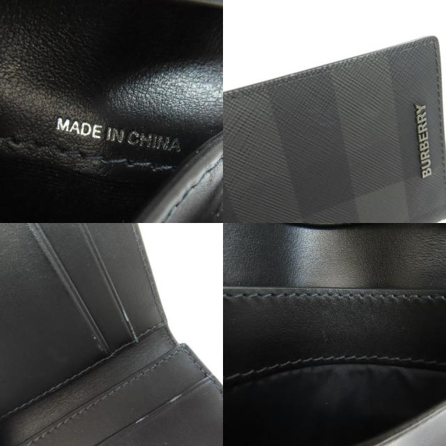 BURBERRY バーバリー チェック柄 カードケース PVC レディース [中古  