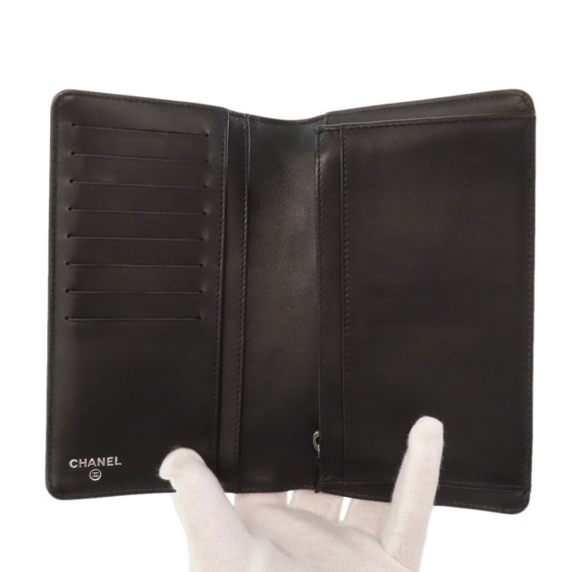 CHANEL シャネル アイコン シルバー金具 長財布（小銭入れあり  