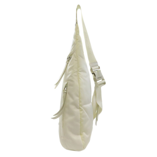 PRADA プラダ 2VZ092 ロゴ金具 ボディバッグ ナイロン素材