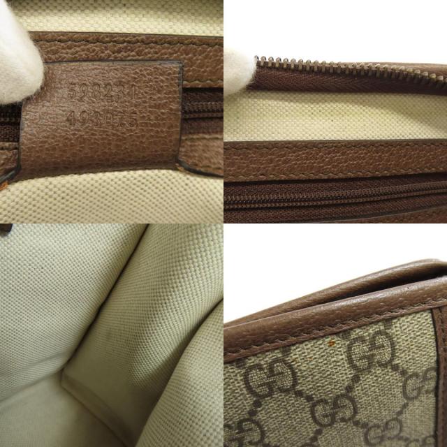 グッチ GUCCI 598234  オフディア ミディアム ポーチ GGスプリーム  クラッチバッグ PVC 中古 GUCCI グッチ 598234 オフディア ミディアム ポーチ GGスプリーム