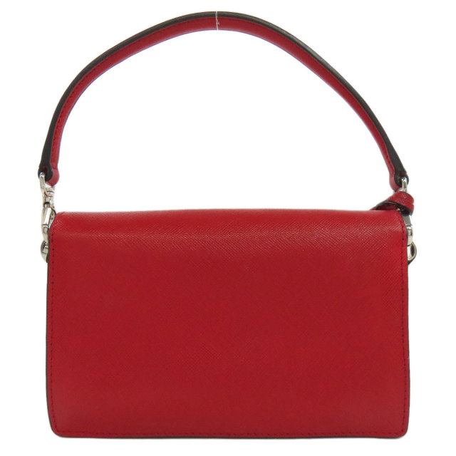 【美品】PRADA プラダ　サフィアーノ　チェリージェ　ショルダーバック　D PRADA プラダ BN2662 チェーン 3WAY ショルダーバッグ サフィアーノ