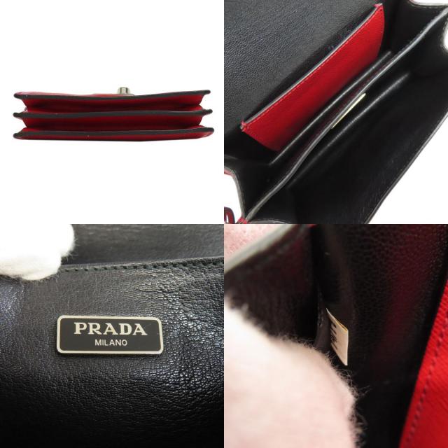 PRADA プラダ BN2662 チェーン 3WAY ショルダーバッグ サフィアーノ レディース [中古] PRADA プラダ BN2662 チェーン 3WAY ショルダーバッグ サフィアーノ