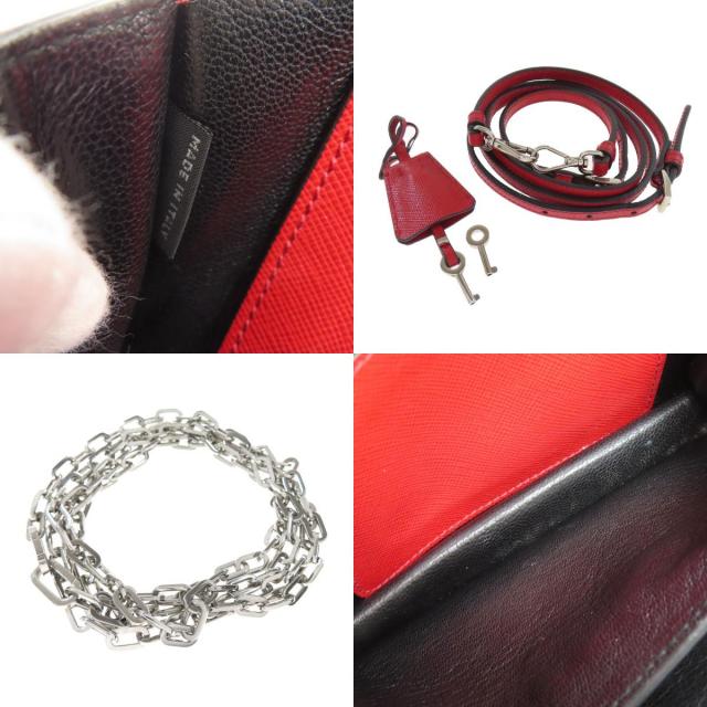 PRADA プラダ BN2662 チェーン 3WAY ショルダーバッグ サフィアーノ