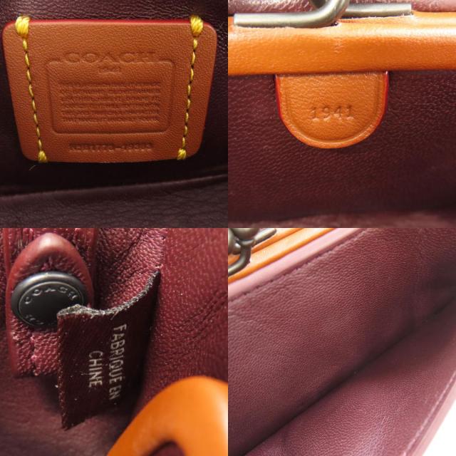 COACH コーチ 19383 ミニ ショルダー NASA アクセサリーポーチ レザー