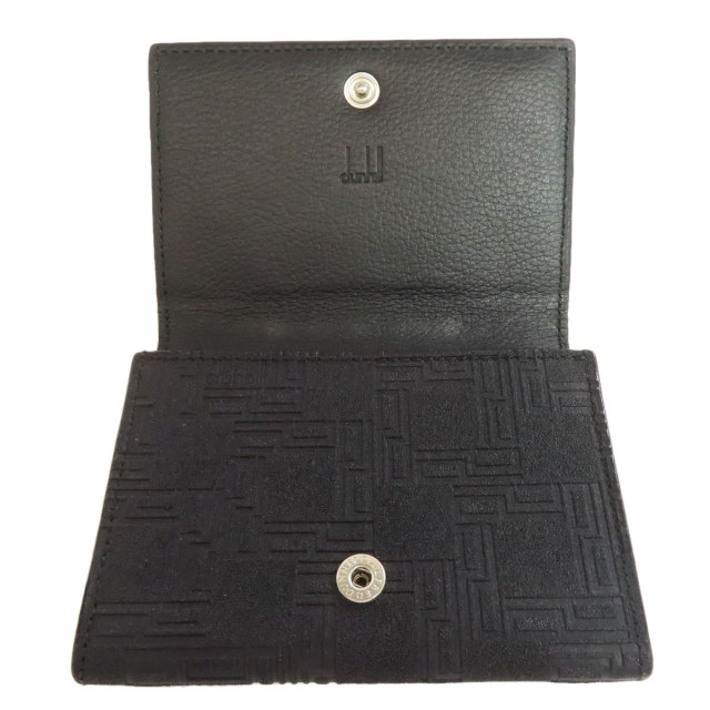 【未使用品】dunhill　ダンヒル コインケース 本革 レザー ロゴプレート dunhill コインケース 「DUNHILL/ダンヒル」本革 ロゴ刻印メタル