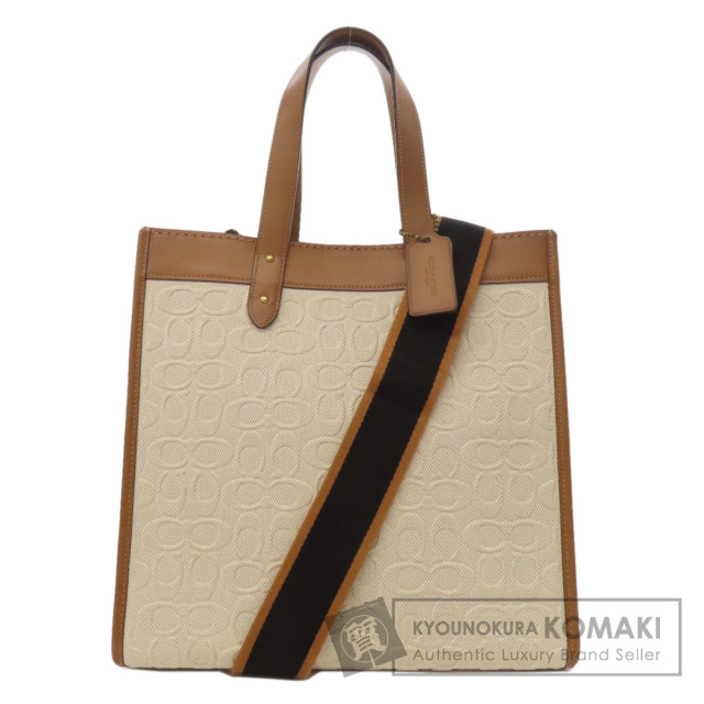 コーチ ハンドバッグ フィールドトート シグネチャー 2WAY