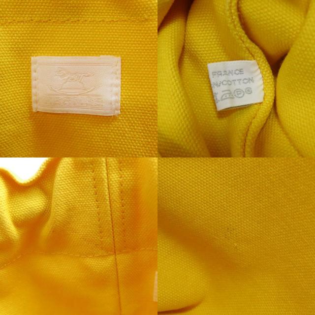 HERMES エルメス ポロション ショルダーバッグ キャンバス レディース