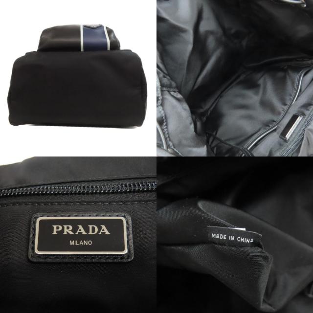 PRADA プラダ ロゴ金具 リュック・デイパック カーフ レディース [中古