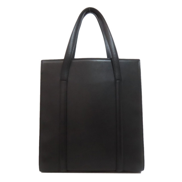Cartier ブラック トートバッグ バッグ レザー 本革 CARTIER カルティエ ロゴ トートバッグ レザー レディース [中古