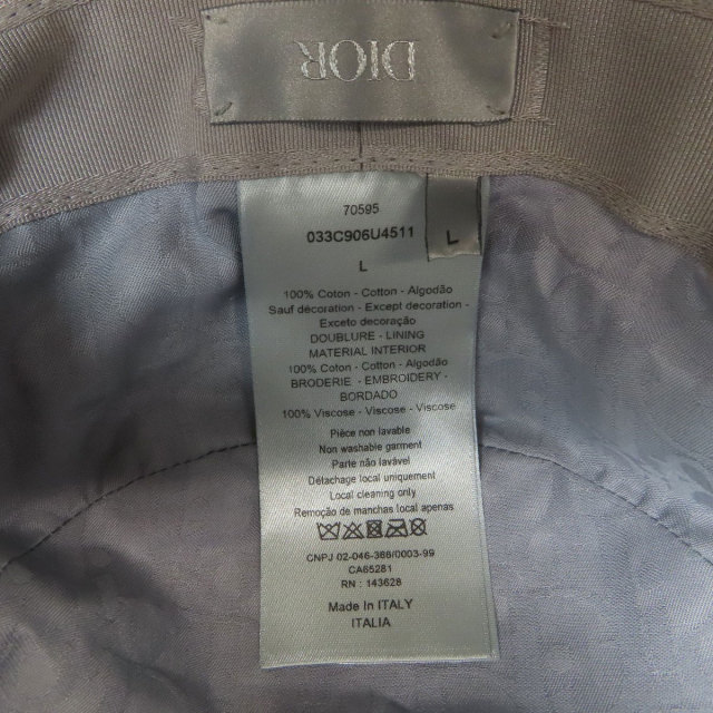 クリスチャンディオール×トラビススコット バケハ Lサイズ Dior - Dior ディオール ハット DIOR × TRAVIS SCOTT CACTUS