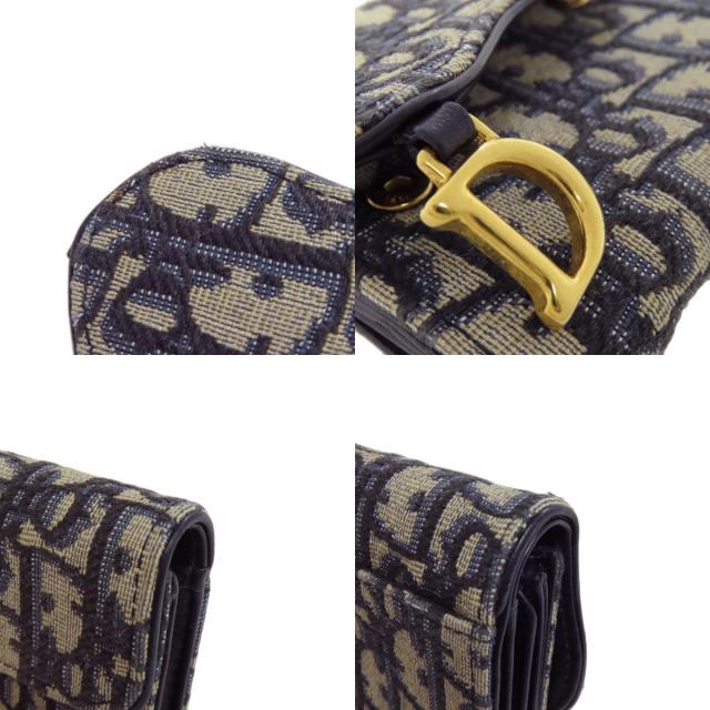 CHRISTIAN DIOR クリスチャンディオール サドル トロッター柄 二