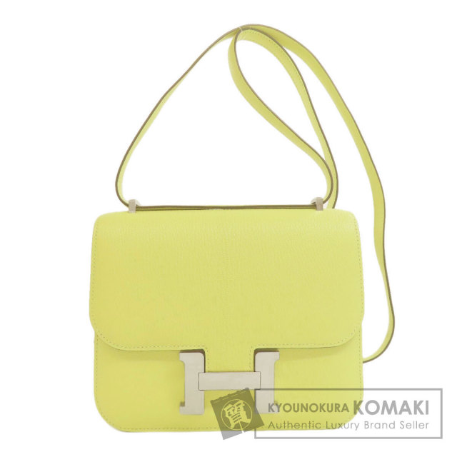 HERMES エルメス コンスタンス3 ミニ ムタード シルバー金具