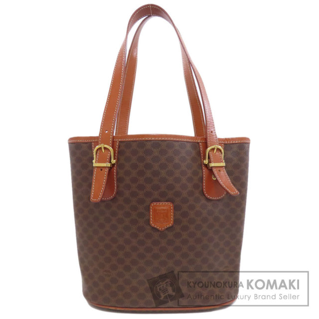CELINEトートバッグ マカダム柄 PVC レザー ピンク CELINE セリーヌ Cマカダム柄 トートバッグ ハンドバッグ
