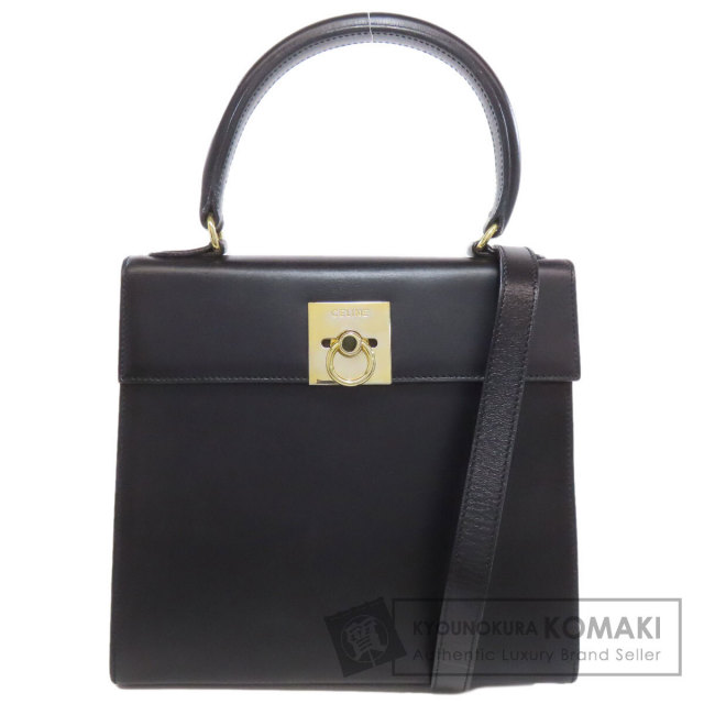 未使用級⭐️CELINE セリーヌ スモールフォールドカバ バッグ 2way 黒 CELINE セリーヌ スモール フォールド カバ 2WAY ハンドバッグ