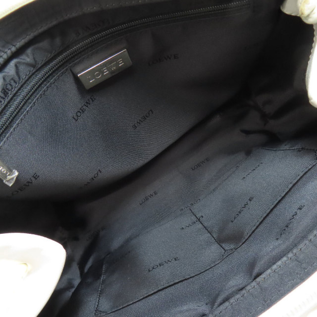 LOEWE ロエベ アナグラム ハンドバッグ ラムスキン レディース [中古