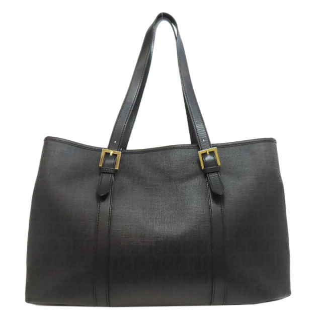 FENDI フェンディ ズッキーノ柄 トートバッグ PVC レディース [中古 