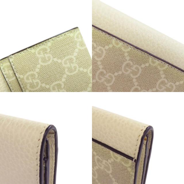 GUCCI グッチ 474748 ダブルG GG カードケース カーフ/PVC レディース  
