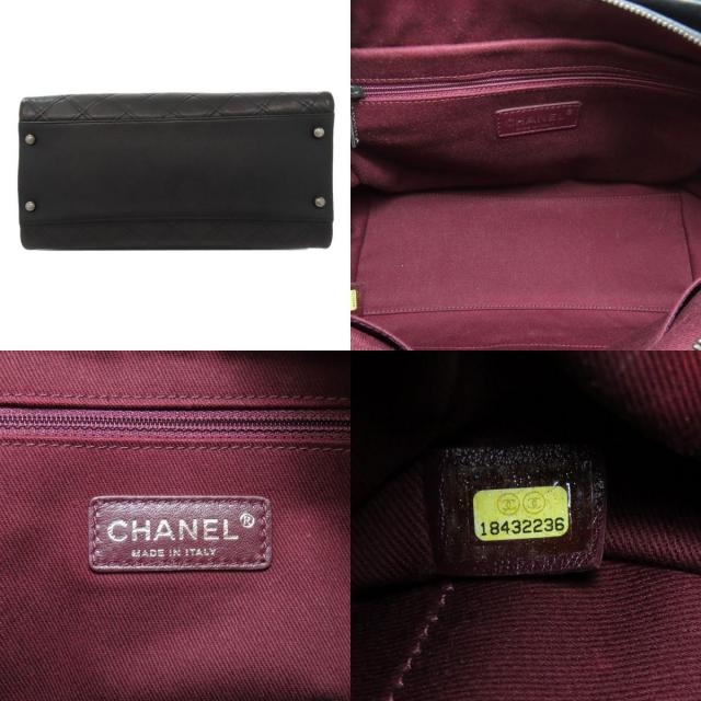 シャネル ハンドバッグ チェーンショルダー ココマーク シルバー金具