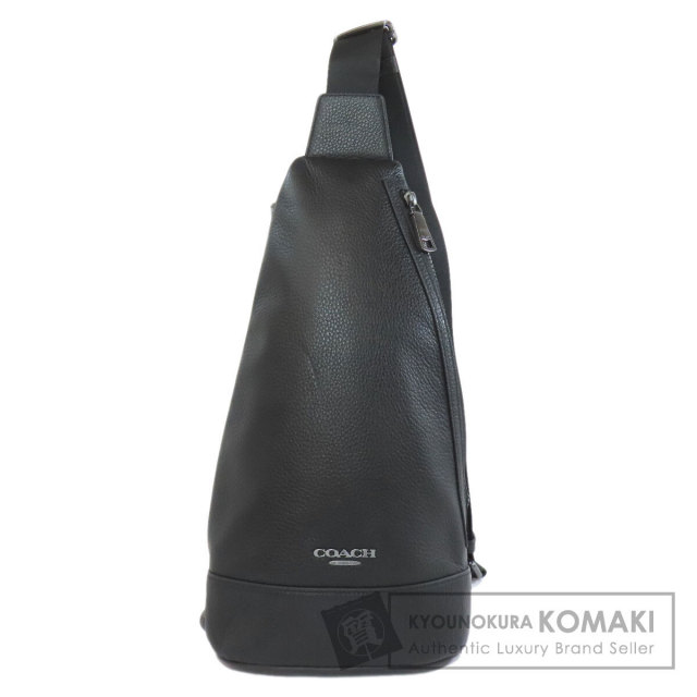 COACH コーチ 89907 ロゴ ボディバッグ レザー レディース [中古