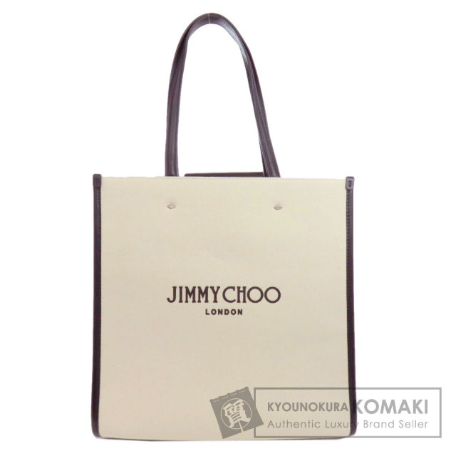 ジミーチュウ　キャンバストートバック 楽天市場】【JIMMY CHOO】ジミーチュウ LOGOTOTE FFQ BLACK