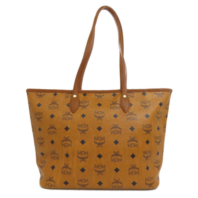 MCM ロゴ　トートバッグ MCM エムシーエム ロゴ トートバッグ PVC レディース [中古
