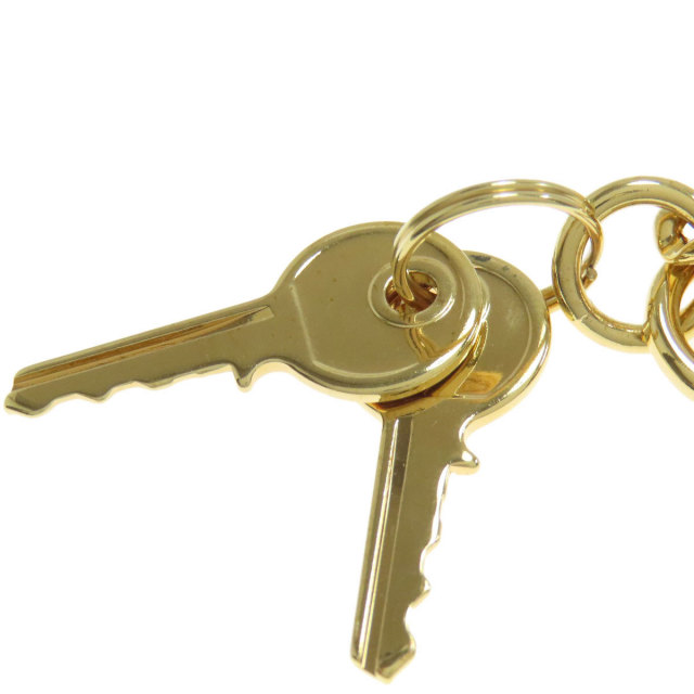 ミュウミュウ　ゴールドメッキ　キーホルダー　miumiu 18696811 ミュウミュウ ゴールドメッキ キーホルダー miumiu 18696811