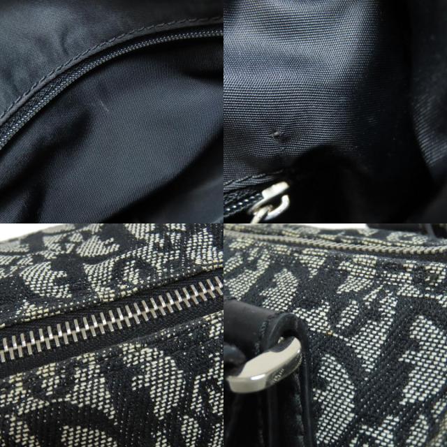 Dior ディオール トロッター柄 キャンバス ボストンバッグ ブラック 楽天市場】【中古】 Christian Dior クリスチャンディオール