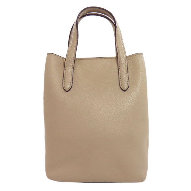 美品 フェラガモ ガンチーニ レザー ハンドルバッグ ブラウン ゴールド金具 Salvatore Ferragamo サルヴァトーレフェラガモ ガンチーニ金具